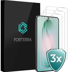 Forterra Forterra Samsung Galaxy S26 Screenprotector Glas - 3 PACK