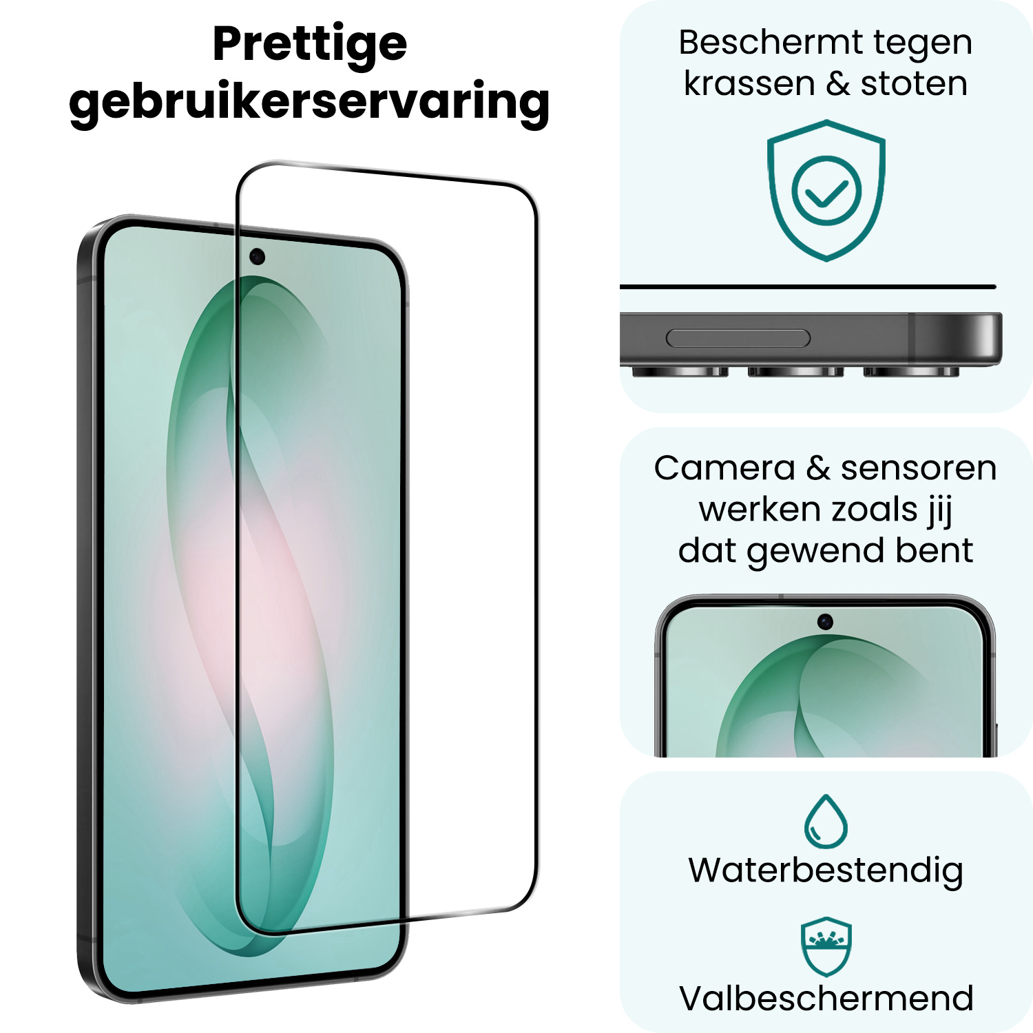 Forterra Forterra Samsung Galaxy S26 Screenprotector Glas Full Cover