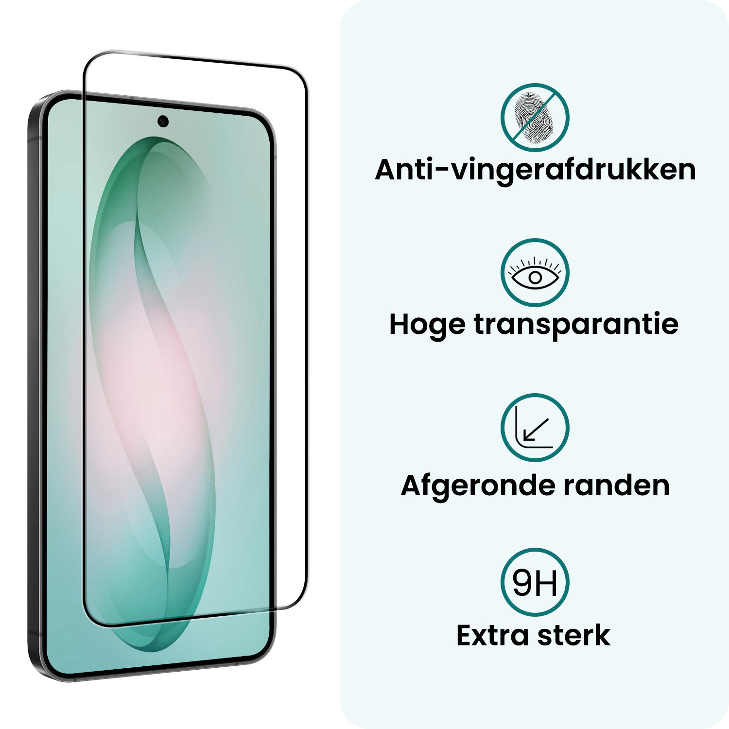 Forterra Forterra Samsung Galaxy S26 Screenprotector Glas Full Cover - 2 PACK