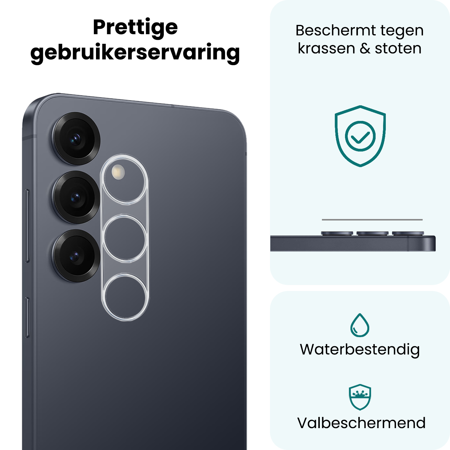 Forterra Forterra Samsung Galaxy S26 Camera Screenprotector - 3 PACK