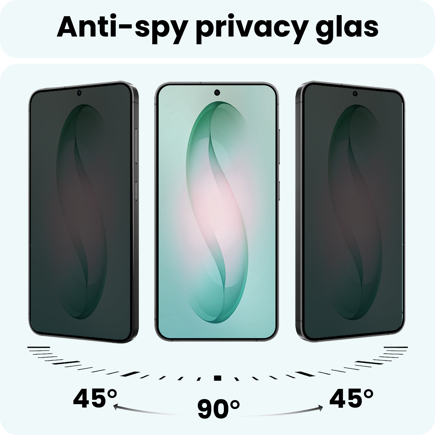 Forterra Forterra Samsung Galaxy S26 Screenprotector Glas Privacy - 2 PACK