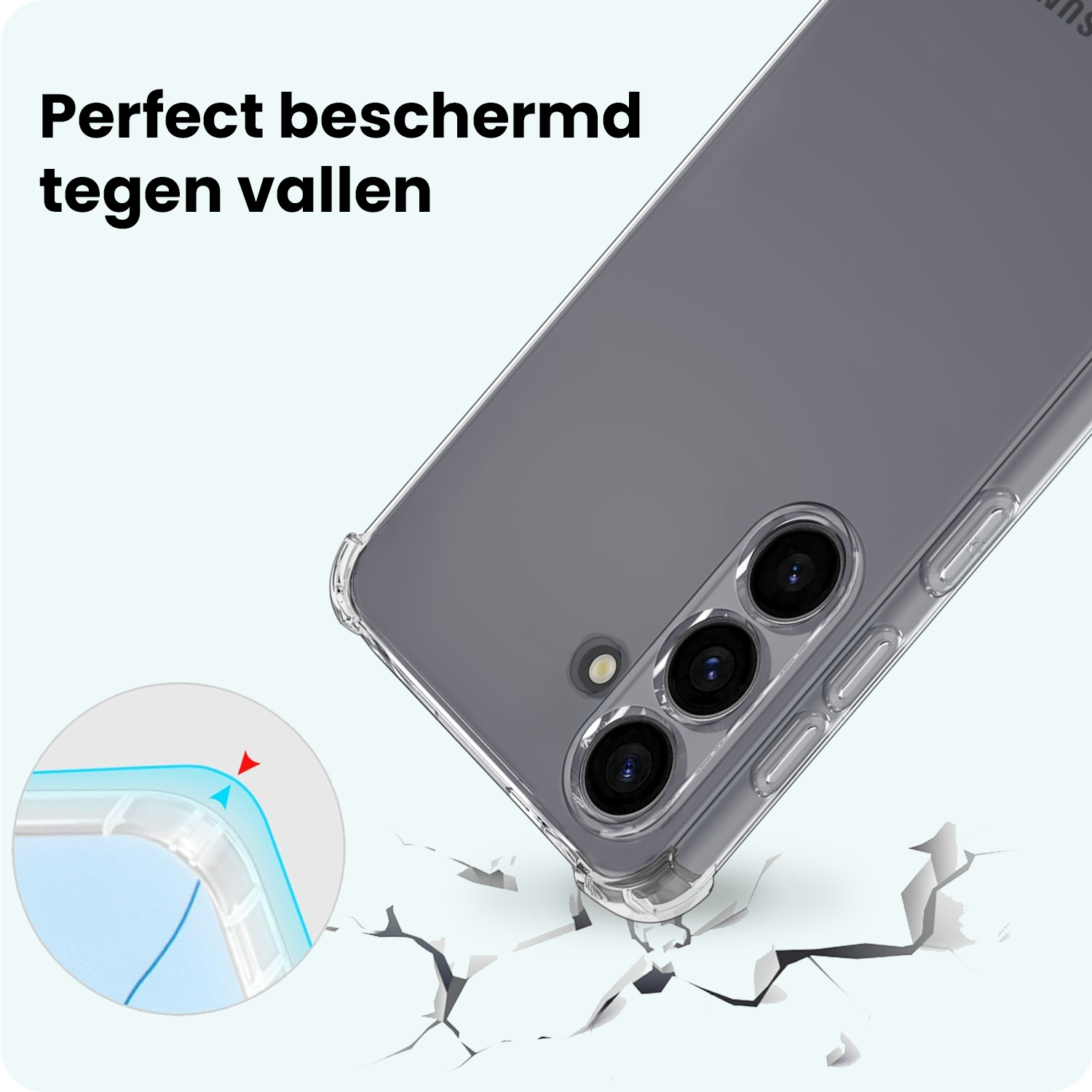 Forterra Forterra Samsung Galaxy S26 Hoesje Shockproof Met 2x Screenprotector