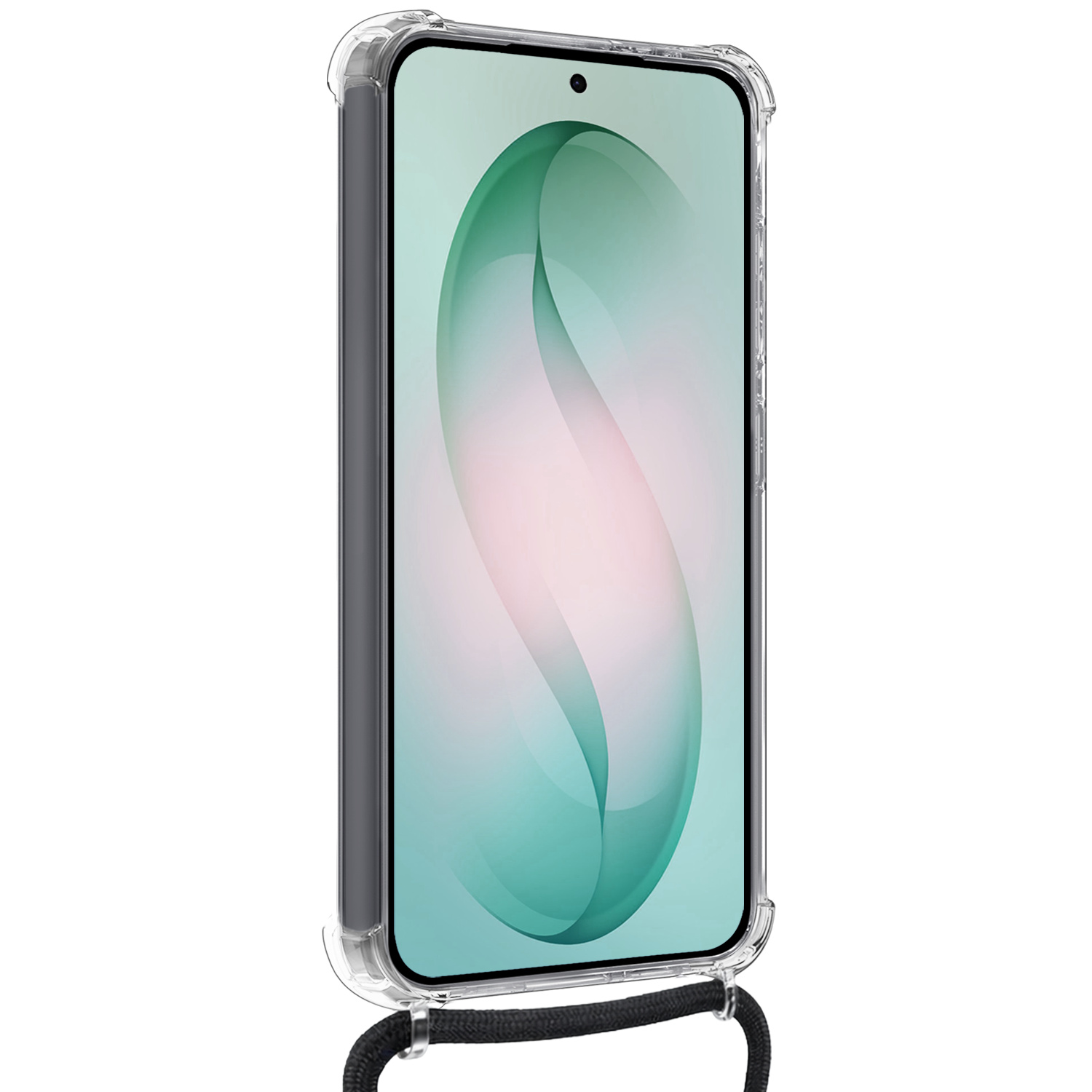 Forterra Forterra Samsung Galaxy S26 Hoesje Pashouder met Koord Met Screenprotector