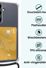 Forterra Forterra Samsung Galaxy S26 Hoesje Pashouder met Koord Met 2x Screenprotector