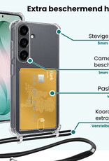 Forterra Forterra Samsung Galaxy S26 Hoesje Pashouder met Koord Met 2x Screenprotector