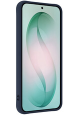 Forterra Forterra Samsung Galaxy S26 Hoesje Siliconen Met Screenprotector - Donkerblauw