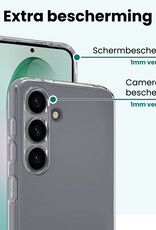 Forterra Forterra Samsung Galaxy S26 Hoesje Siliconen Met Screenprotector - Transparant