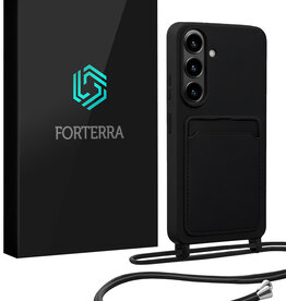 Forterra Forterra Samsung Galaxy S26 Hoesje Pashouder met Koord - Zwart