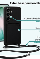 Forterra Forterra Samsung Galaxy S26 Hoesje Pashouder met Koord - Zwart