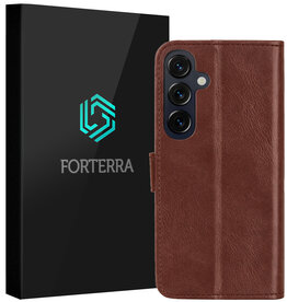 Forterra Forterra Samsung Galaxy S26 Hoesje Bookcase - Bruin
