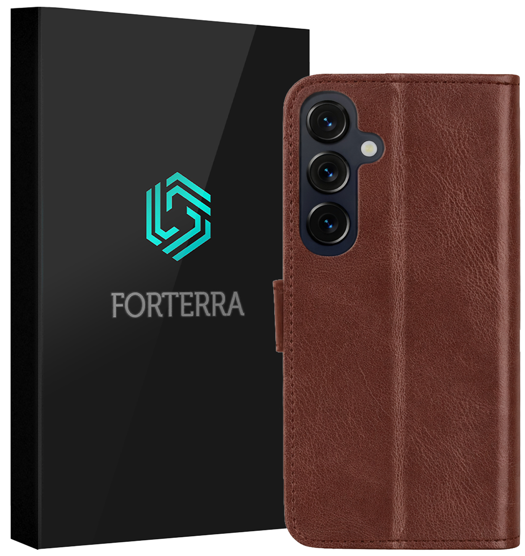 Forterra Forterra Samsung Galaxy S26 Hoesje Bookcase - Bruin