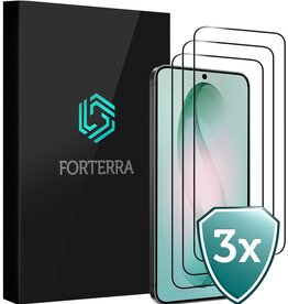 Forterra Forterra Samsung Galaxy S26 Plus Screenprotector Glas Full Cover - 3 PACK