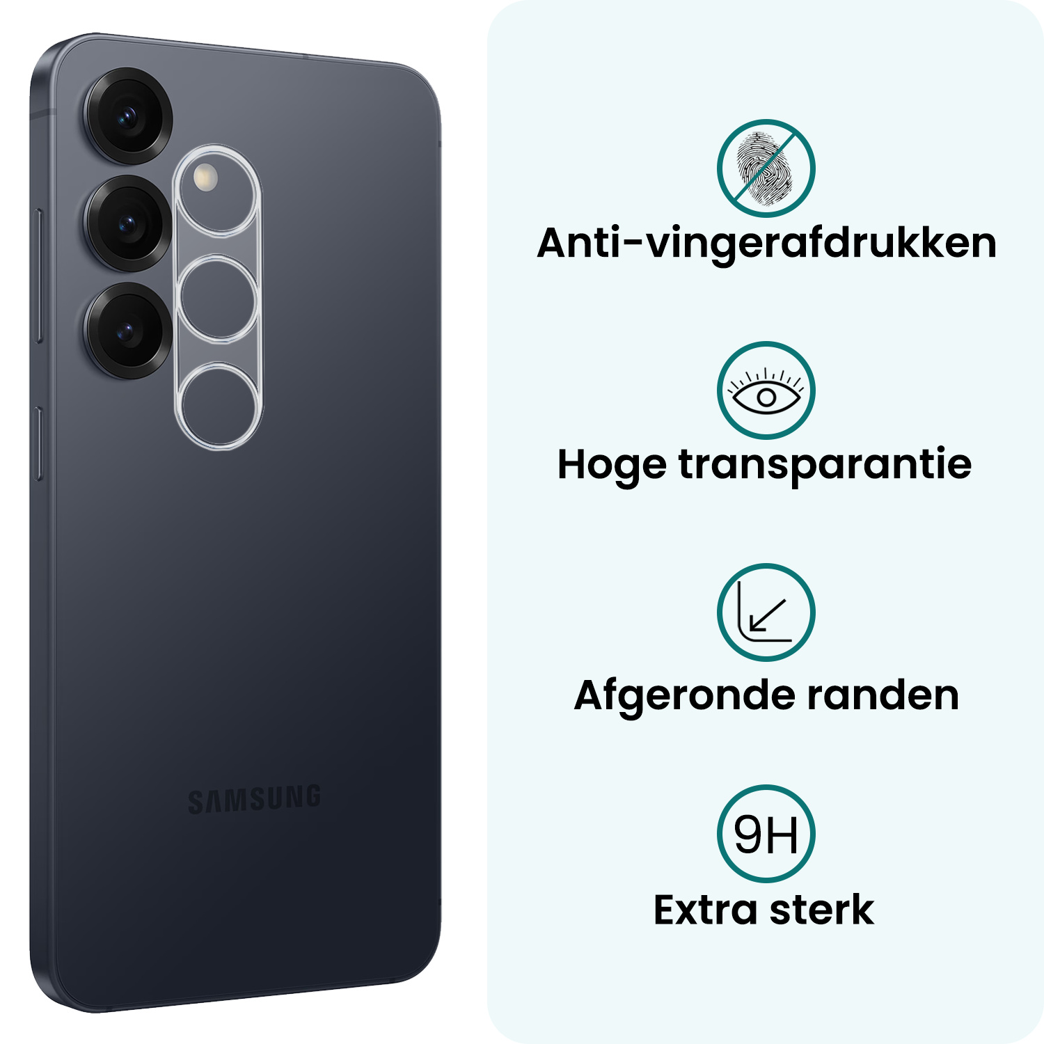 Forterra Forterra Samsung Galaxy S26 Plus Camera Screenprotector - 3 PACK