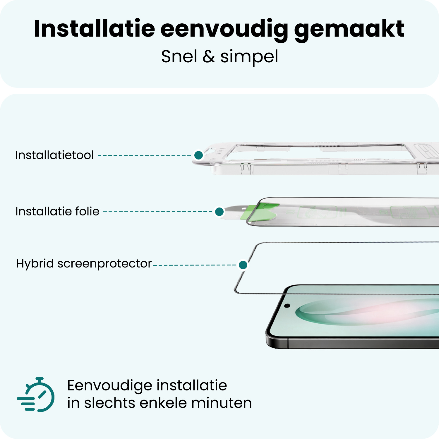 Forterra Forterra Samsung Galaxy S26 Plus Hybrid Screenprotector