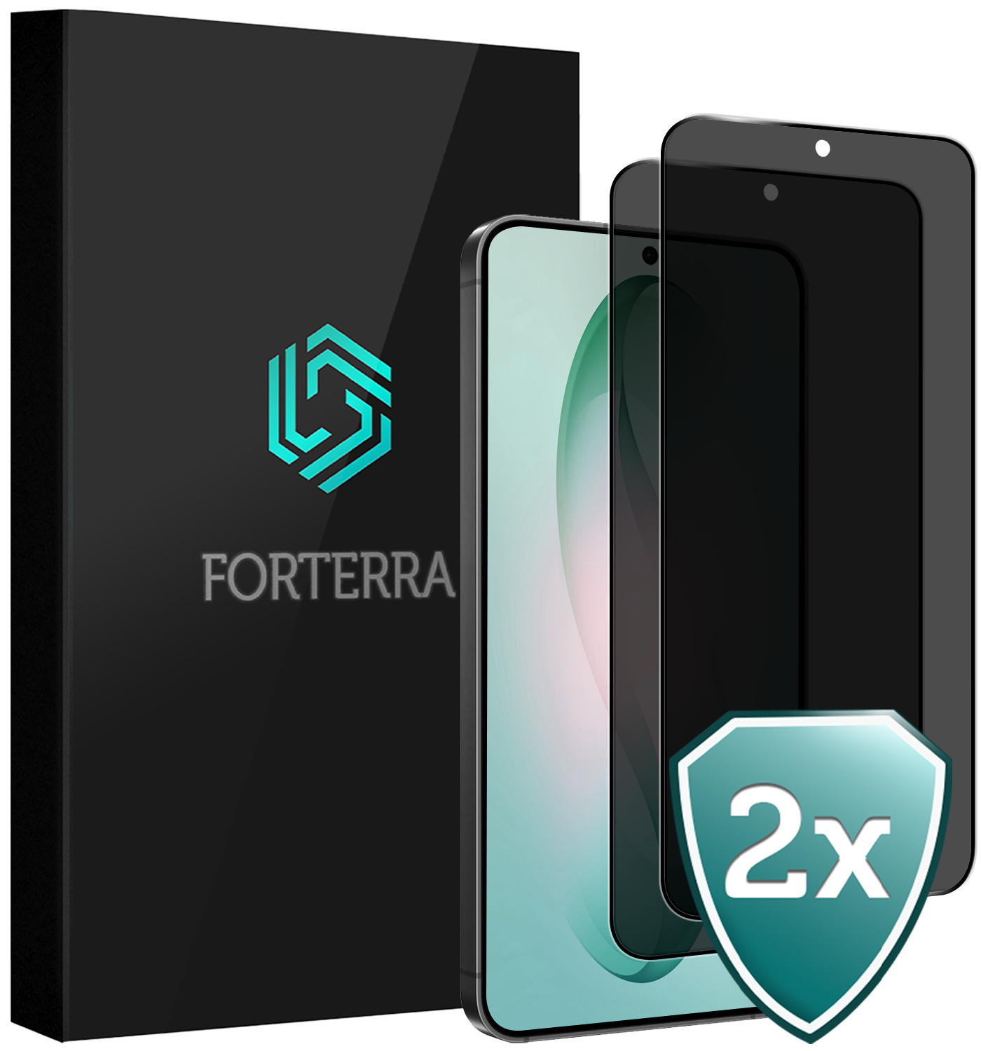 Forterra Forterra Samsung Galaxy S26 Plus Screenprotector Glas Privacy - 2 PACK