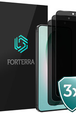 Forterra Forterra Samsung Galaxy S26 Plus Screenprotector Glas Privacy - 3 PACK