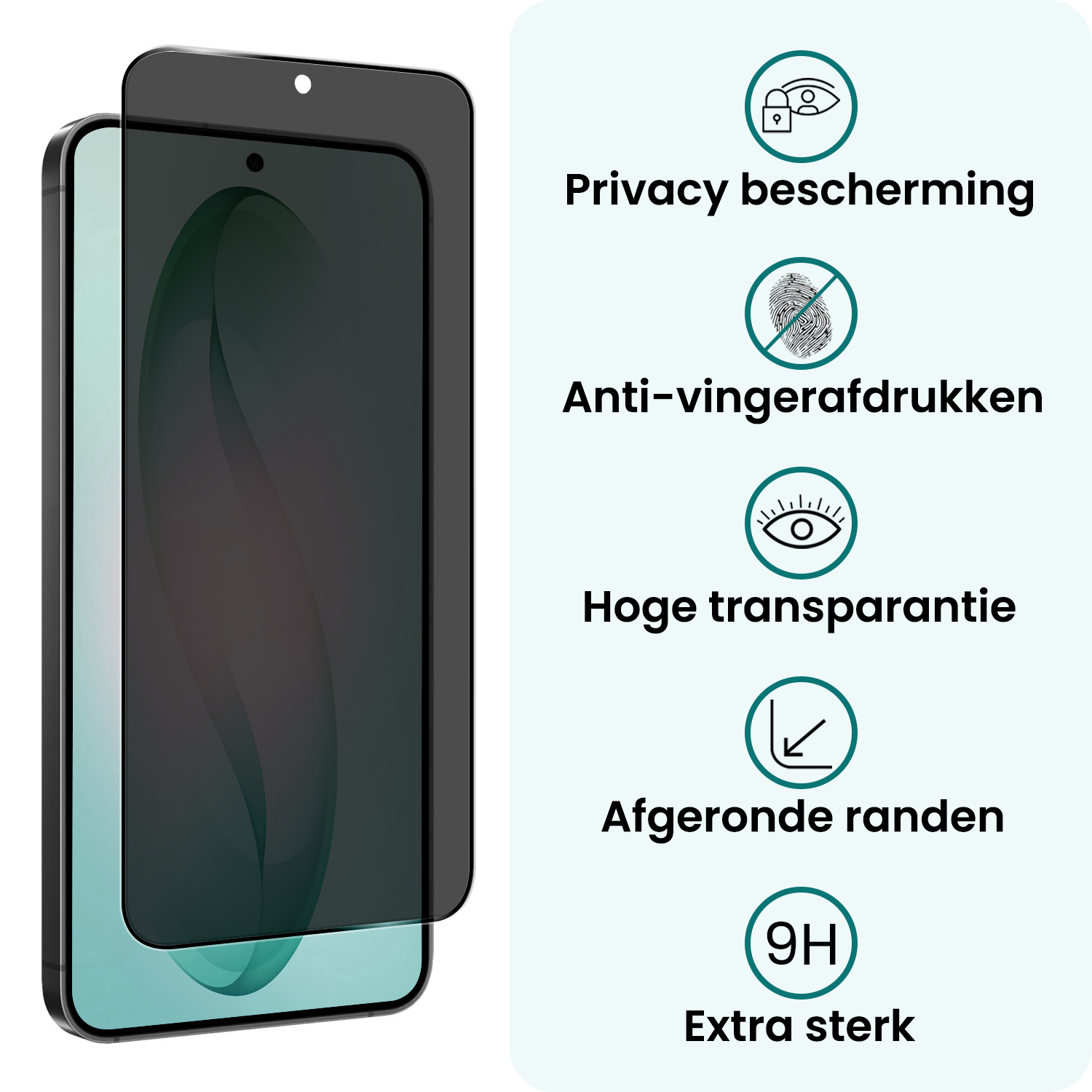 Forterra Forterra Samsung Galaxy S26 Plus Screenprotector Glas Privacy - 3 PACK