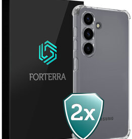 Forterra Forterra Samsung Galaxy S26 Plus Hoesje Shockproof - Transparant - 2 PACK