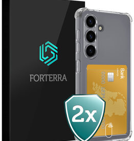 Forterra Forterra Samsung Galaxy S26 Plus Hoesje Pashouder - 2 PACK