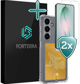 Forterra Forterra Samsung Galaxy S26 Plus Hoesje Pashouder Met 2x Screenprotector