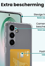 Forterra Forterra Samsung Galaxy S26 Plus Hoesje Pashouder Met 2x Screenprotector