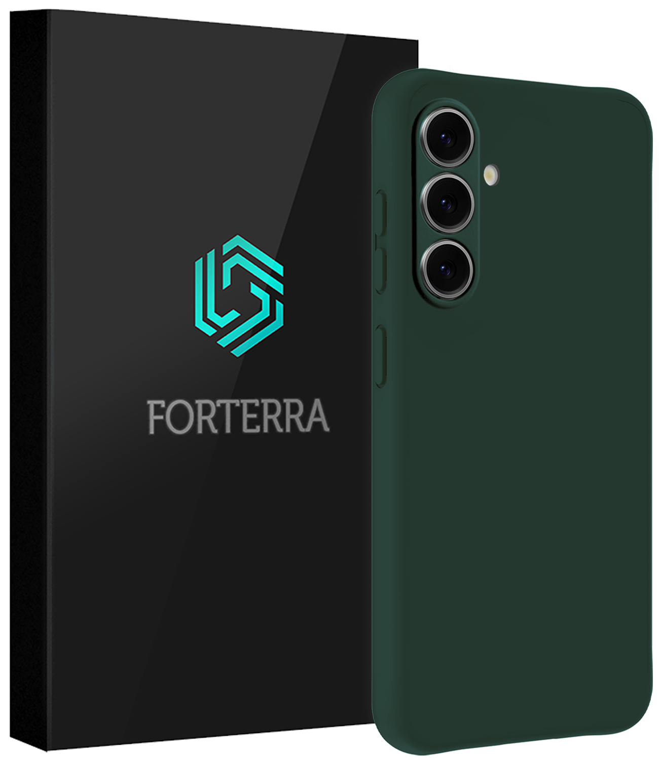 Forterra Forterra Samsung Galaxy S26 Plus Hoesje Siliconen - Donkergroen