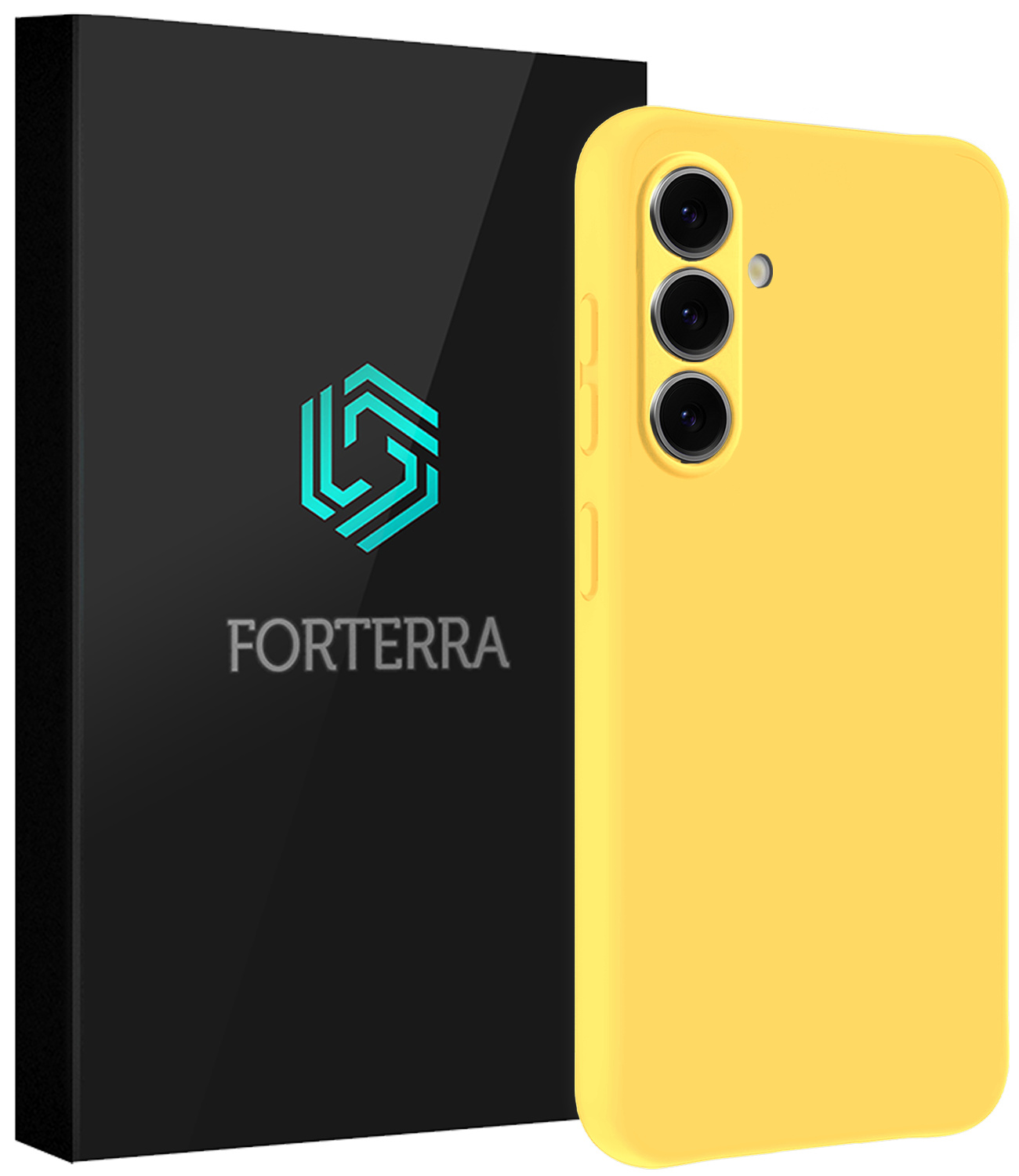 Forterra Forterra Samsung Galaxy S26 Plus Hoesje Siliconen - Geel