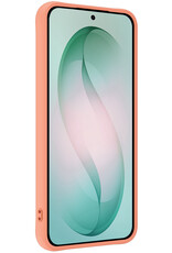 Forterra Forterra Samsung Galaxy S26 Plus Hoesje Siliconen - Perzik - 2 PACK