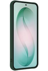 Forterra Forterra Samsung Galaxy S26 Plus Hoesje Siliconen Met Screenprotector - Donkergroen