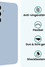 Forterra Forterra Samsung Galaxy S26 Plus Hoesje Siliconen Met Screenprotector - Lichtblauw