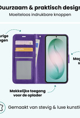 Forterra Forterra Samsung Galaxy S26 Plus Hoesje Bookcase Met Screenprotector - Paars