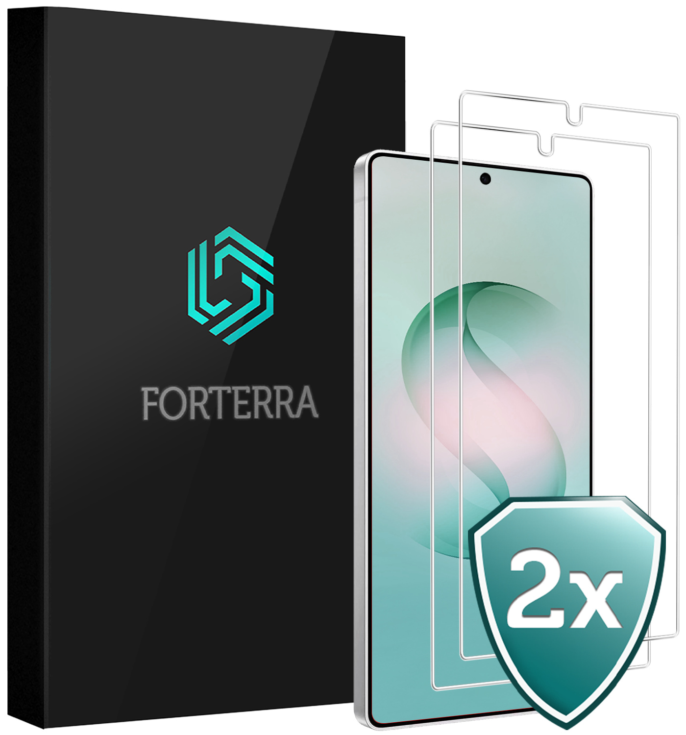 Forterra Forterra Samsung Galaxy S26 Ultra Screenprotector Glas - 2 PACK