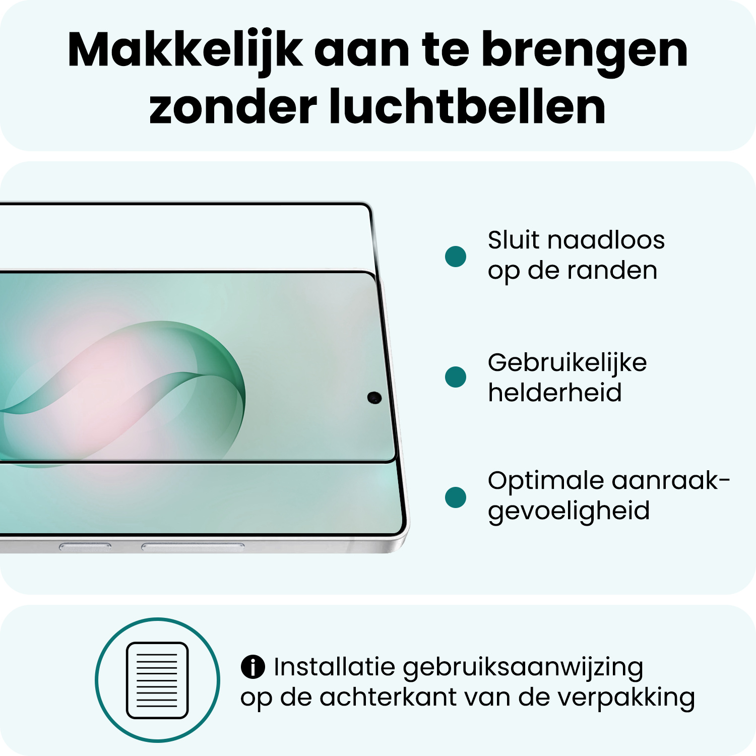 Forterra Forterra Samsung Galaxy S26 Ultra Screenprotector Glas Full Cover - 2 PACK