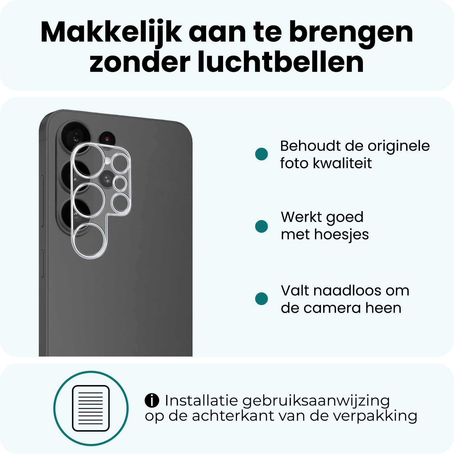 Forterra Forterra Samsung Galaxy S26 Ultra Camera Screenprotector