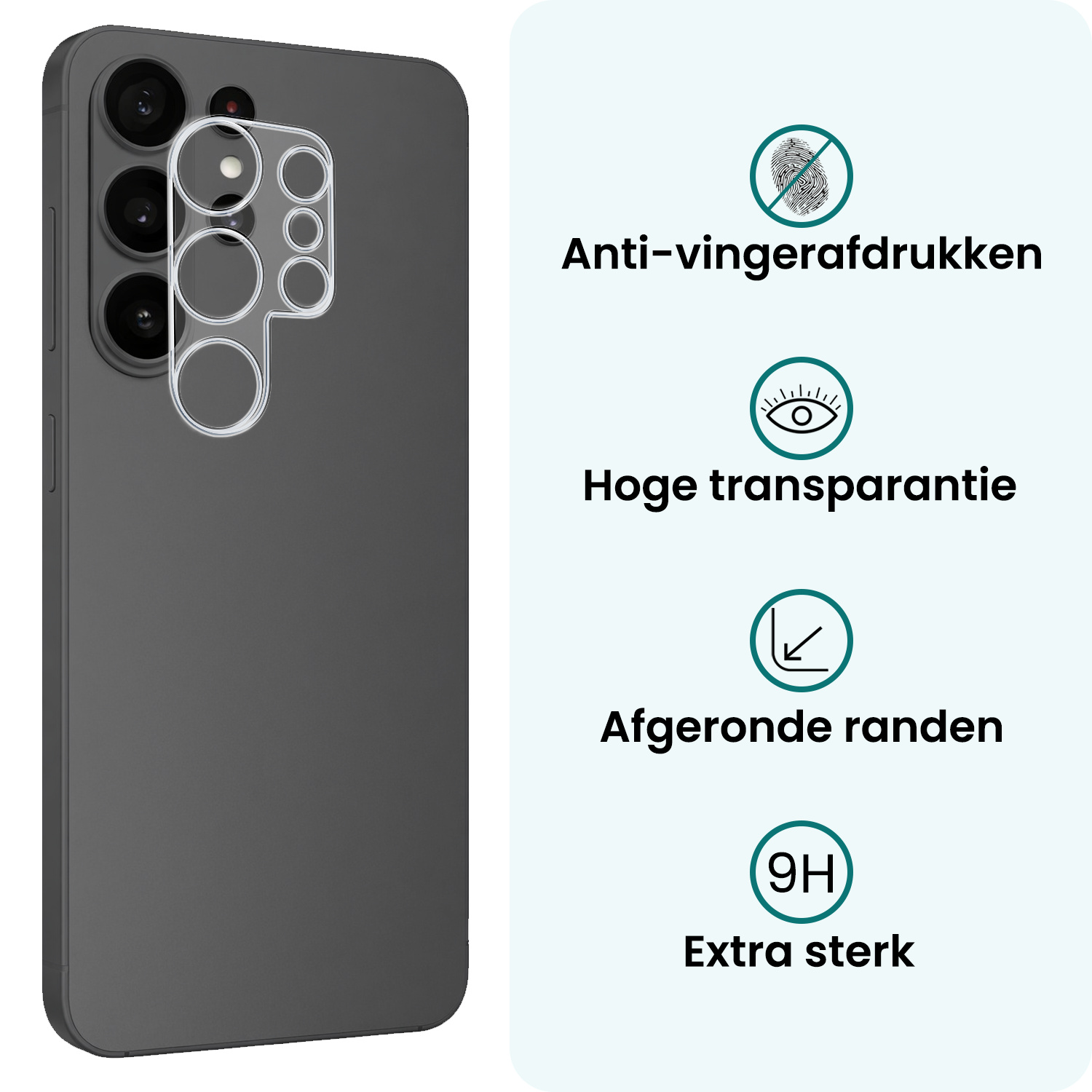 Forterra Forterra Samsung Galaxy S26 Ultra Camera Screenprotector - 3 PACK