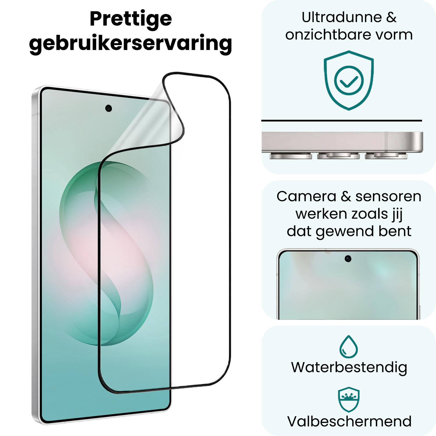 Forterra Forterra Samsung Galaxy S26 Ultra Hybrid Screenprotector - 3 PACK