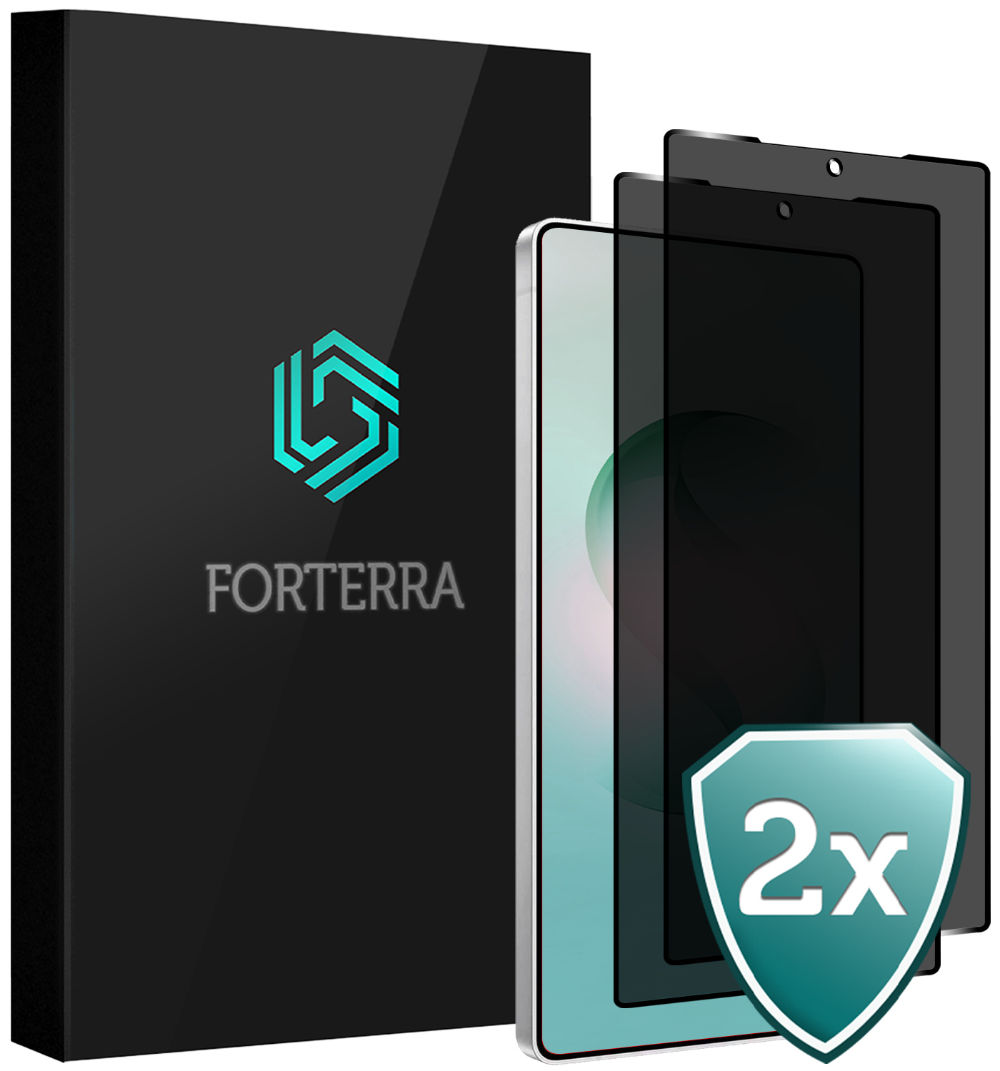 Forterra Forterra Samsung Galaxy S26 Ultra Screenprotector Glas Privacy - 2 PACK