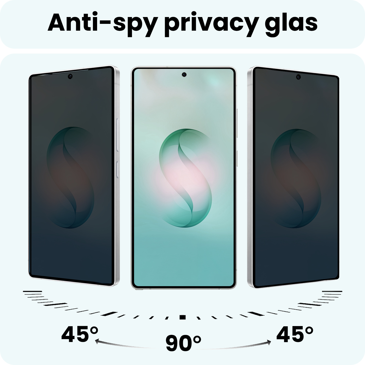 Forterra Forterra Samsung Galaxy S26 Ultra Screenprotector Glas Privacy - 3 PACK