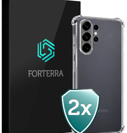 Forterra Forterra Samsung Galaxy S26 Ultra Hoesje Shockproof - Transparant - 2 PACK