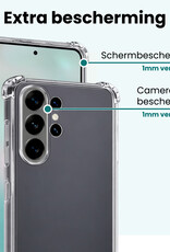 Forterra Forterra Samsung Galaxy S26 Ultra Hoesje Shockproof - Transparant - 2 PACK