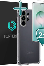 Forterra Forterra Samsung Galaxy S26 Ultra Hoesje Shockproof Met 2x Screenprotector