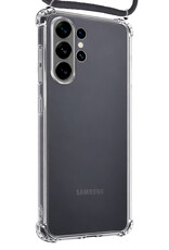 Forterra Forterra Samsung Galaxy S26 Ultra Hoesje Transparant Shockproof Met Zwart Koord