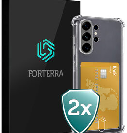 Forterra Forterra Samsung Galaxy S26 Ultra Hoesje Pashouder - 2 PACK