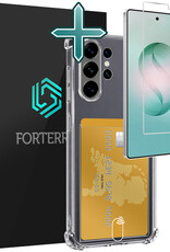 Forterra Forterra Samsung Galaxy S26 Ultra Hoesje Pashouder Met Screenprotector