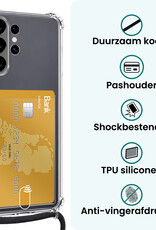 Forterra Forterra Samsung Galaxy S26 Ultra Hoesje Pashouder met Koord Met Screenprotector