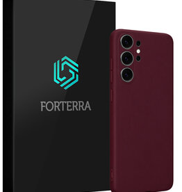 Forterra Forterra Samsung Galaxy S26 Ultra Hoesje Siliconen - Aubergine