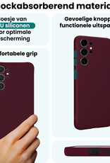 Forterra Forterra Samsung Galaxy S26 Ultra Hoesje Siliconen - Aubergine