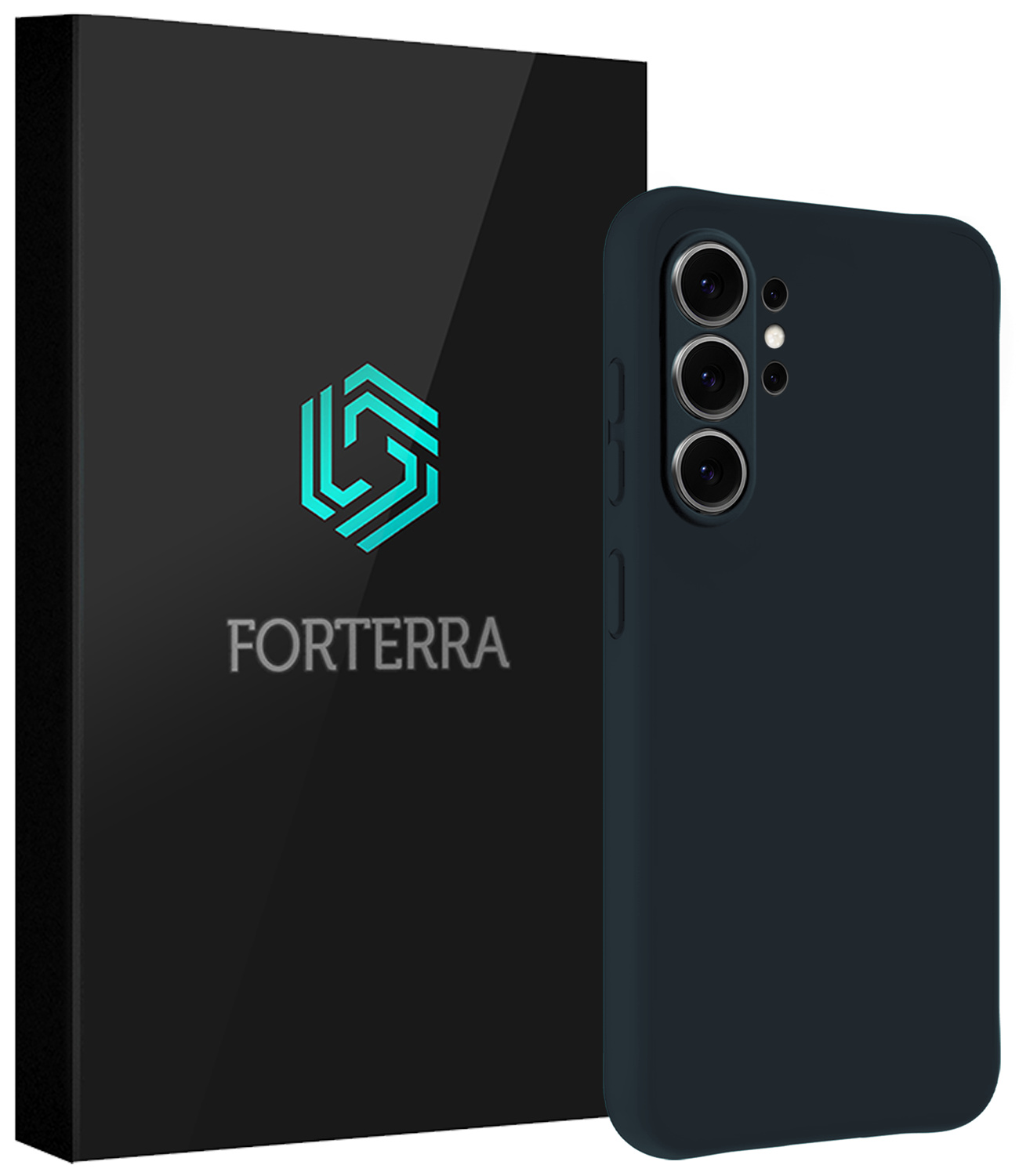 Forterra Forterra Samsung Galaxy S26 Ultra Hoesje Siliconen - Donkerblauw