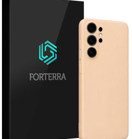 Forterra Forterra Samsung Galaxy S26 Ultra Hoesje Siliconen - Zand