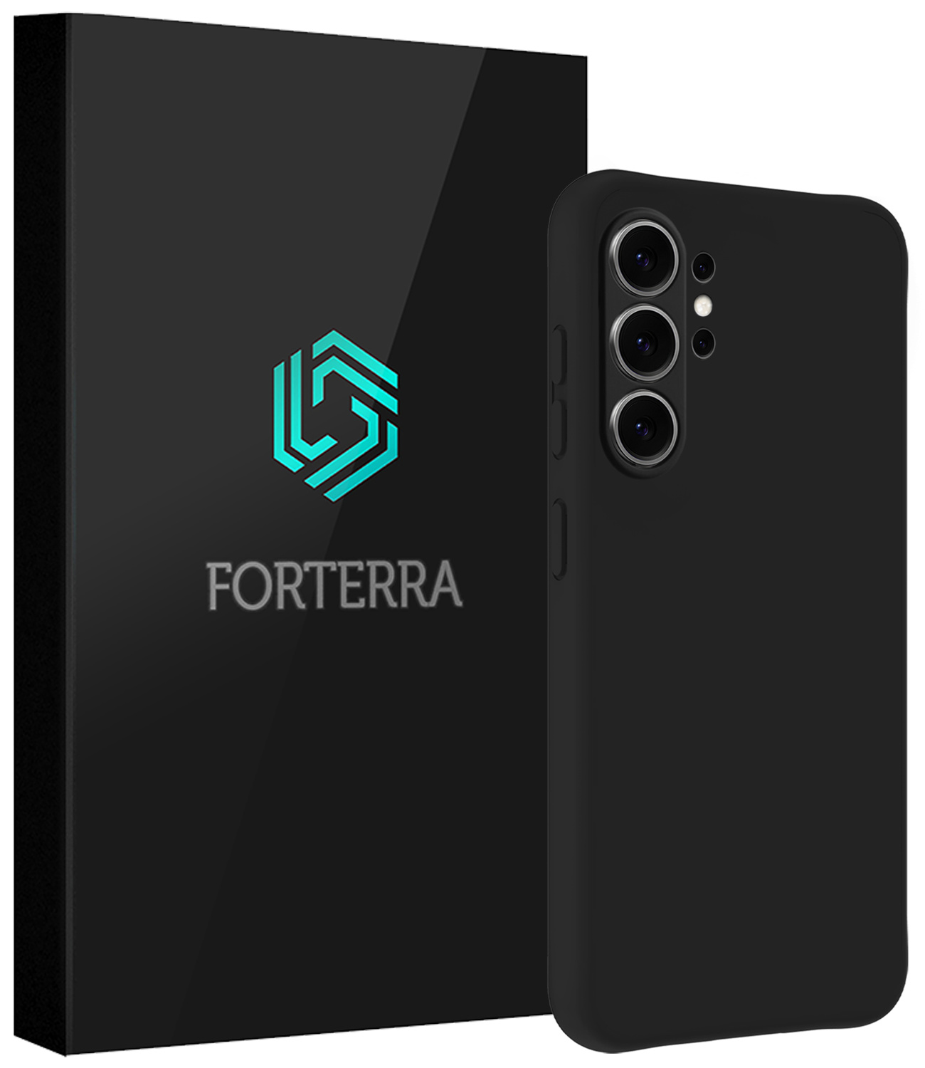 Forterra Forterra Samsung Galaxy S26 Ultra Hoesje Siliconen - Zwart